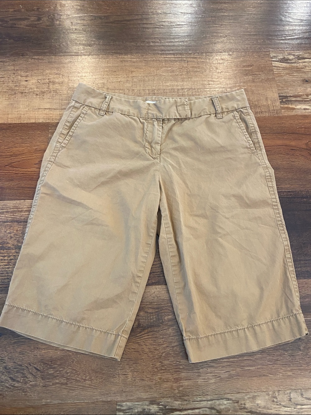 J. Crew Tan Khaki Bermuda Shorts